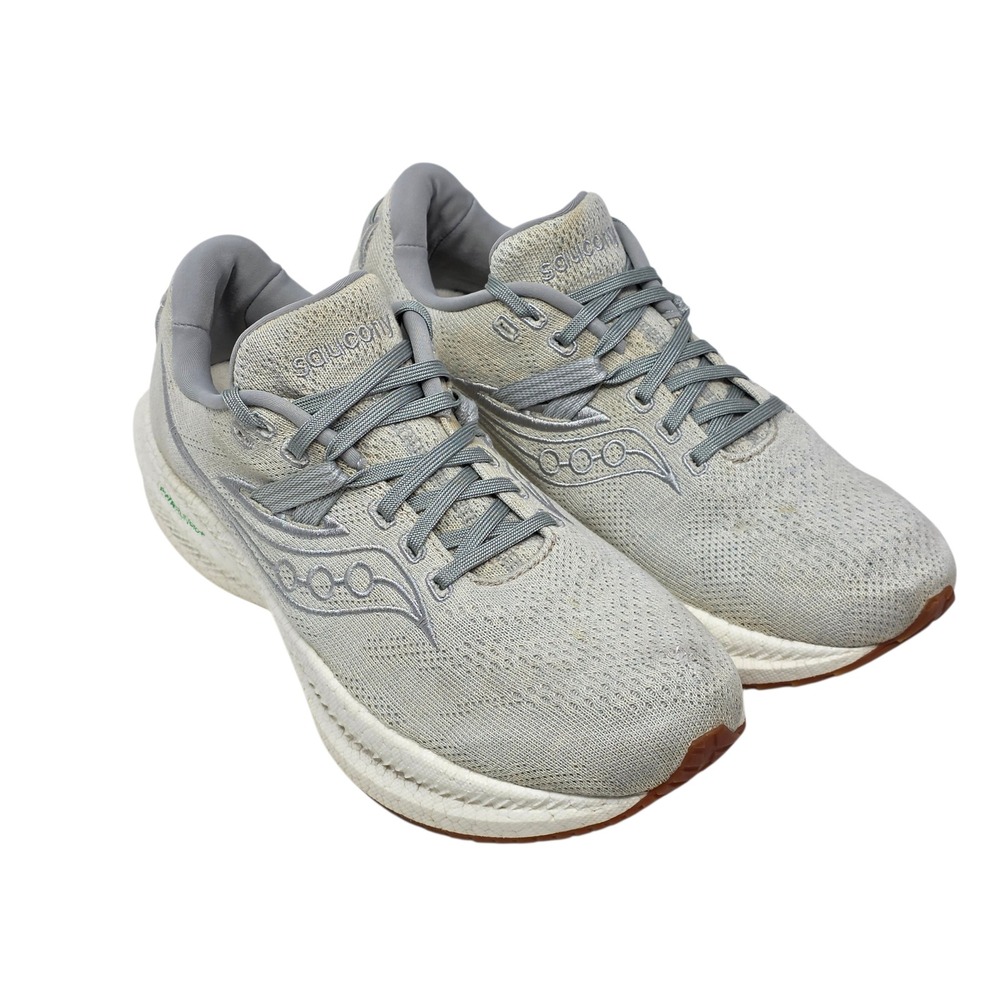 Saucony Triumph RFG Women's Running Shoes Light Grey‎ Size 9.5 Sustainable